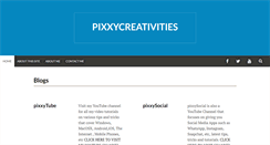 Desktop Screenshot of pixxycreativities.com